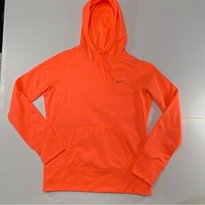 NIKE Therma Fit Hoodie Performance Hi Visibility Orange Mens Medium